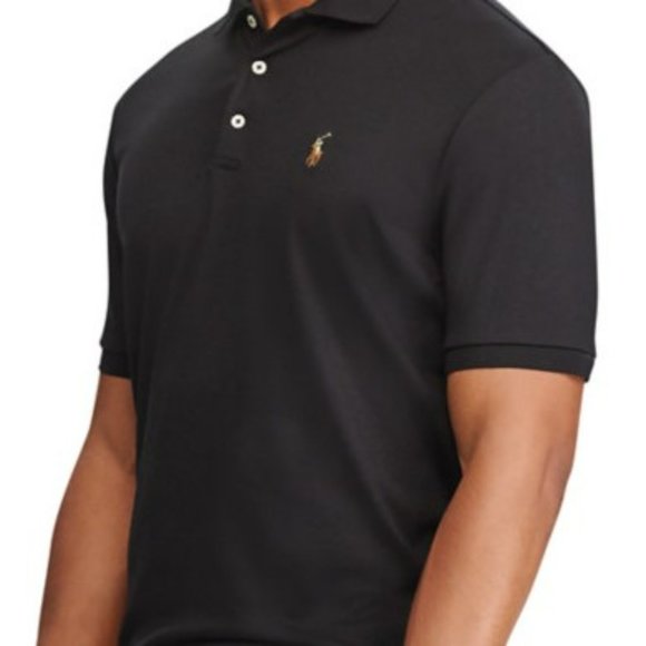 Polo Ralph Lauren Other - Mens Polo Ralph Lauren Black Soft Touch Polo Shirt Sz Large